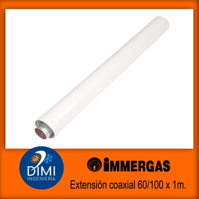 Extensi&oacute;n coaxial Immergas 60/100 1 metro.