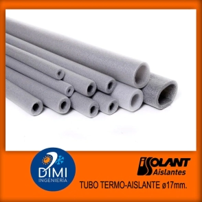 Tubo termo-aislante ø17mm x 2 mts