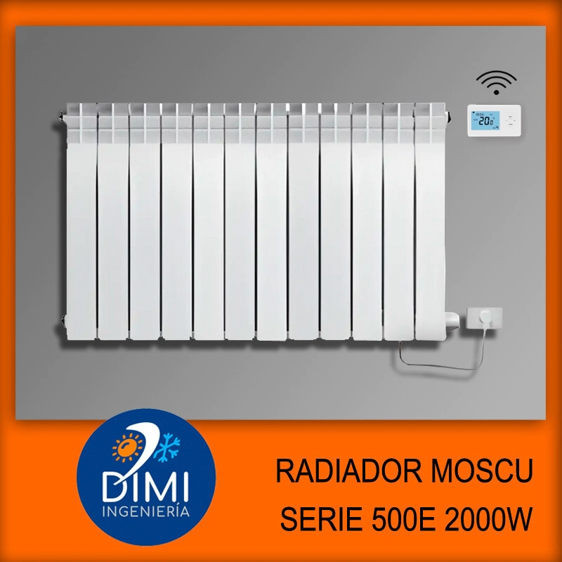 Radiador el�ctrico Moscu Serie500 2000W + Termostato