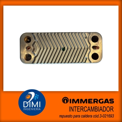 Intercambiador de placas para caldera Immergas - Maior Eolo -