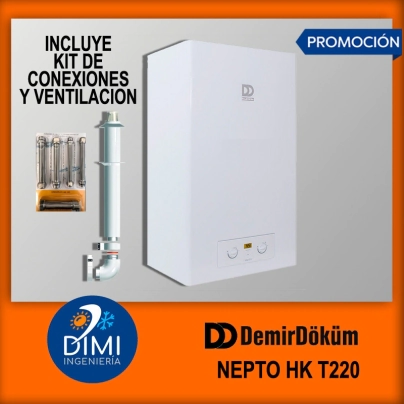 Caldera mural DemirDokum Nepto Hk T220 TB doble Servicio.