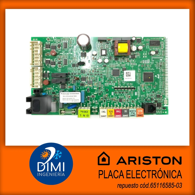 Placa electr�nica para caldera Ariston -Clas One -