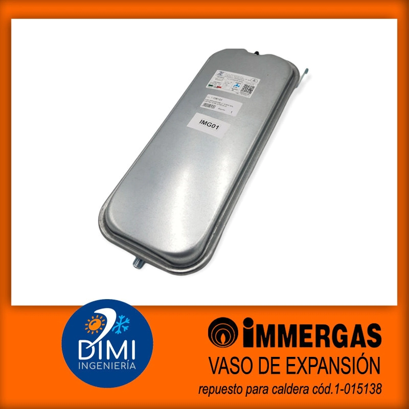 Vaso de expansi�n de 6 litros para calderas Immergas - Eolo Star, Nike Star -