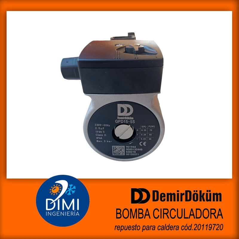 Bomba circuladora para caldera DemirDokum - Nepto -