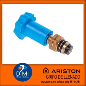 Grifo de llenado para caldera Ariston - Egis, Clas -