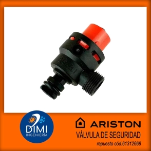 V&aacute;lvula de seguridad/alivio de 3 bar para caldera Ariston - L&iacute;nea Evo, Galileo, X -