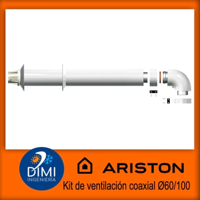 Kit de ventilacion coaxial 60/100 Ariston