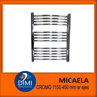 Toallero Radiador Micaela Cromado NV 1150 450mm e/ejes