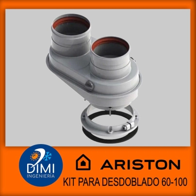 Kit desd./separ. coaxial 60/100 Ariston.